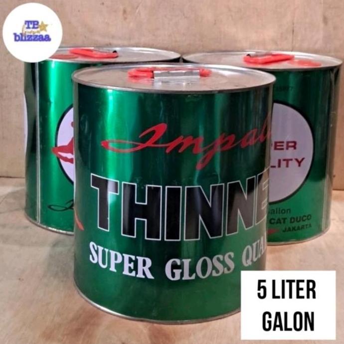 Eloffice- Thinner Impala Galon 5L Thiner Cobra Merah Tiner Cobra Hijau Thiner Cobra Hitam Skk Thinne