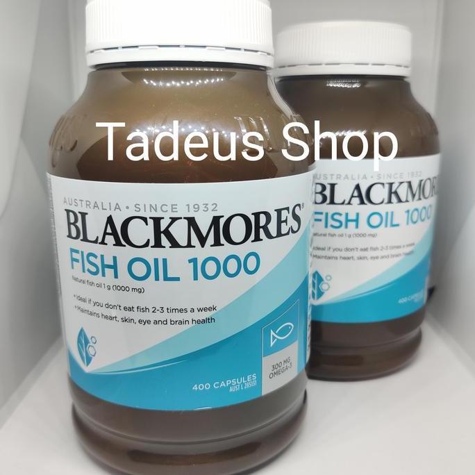 BLACKMORES FISH OIL 1000MG 400 CAPS MINYAK IKAN OMEGA 3 EPA DHA