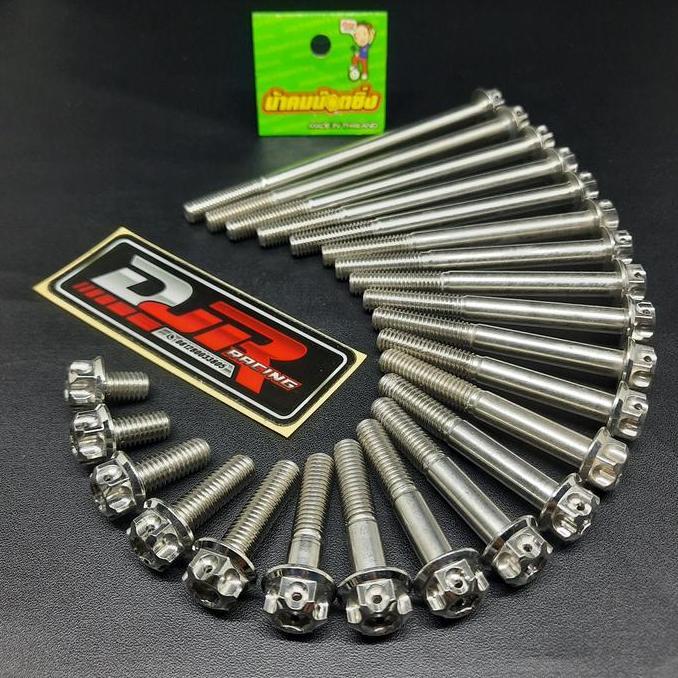 BAUT 12 M8 PANJANG 5CM - 10CM BAUT PROBOLT HARD STAINLESS COMPAYU HARGA KHUSUS