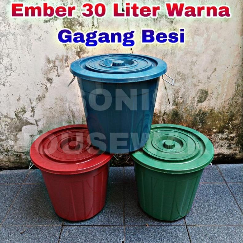 CITRAKENCANA EMBER 30 LITER TUTUP TONG GENTONG EMBER TIMBA MANDI AIR CUCI TANGAN TERAS BALKON MURAH 