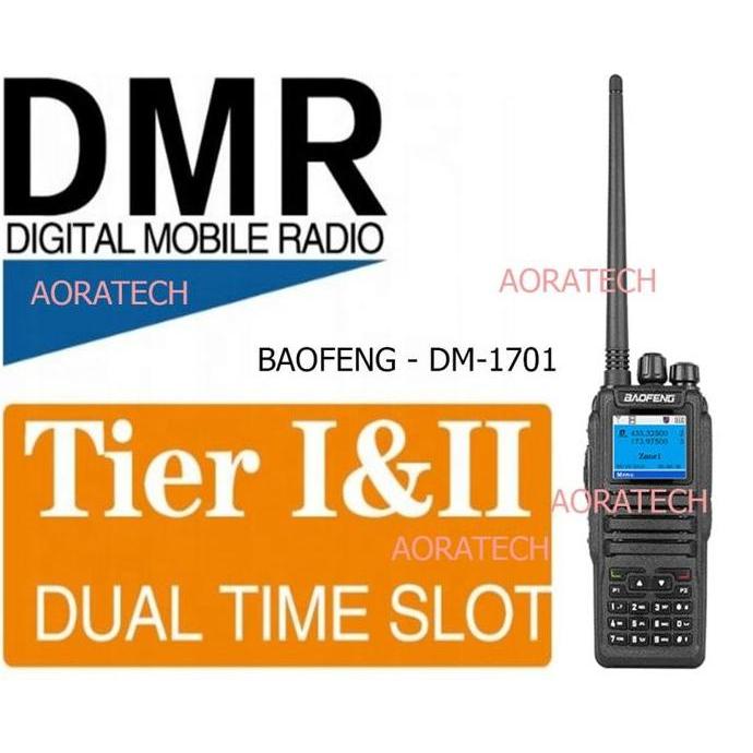 HT DMR BAOFENG DM-1701 Digital Radio / Analog Dual Band 5 watt DM-1701 DM1701 Support openGD77