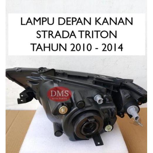 Promo LAMPU DEPAN STRADA TRITON 2010 - 2014 HEAD LAMP LAMPU BESAR STRADA TRITON Diskon