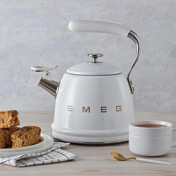 Promo Smeg Whistling Kettle Wkf01 - Kettle Stainless Steel