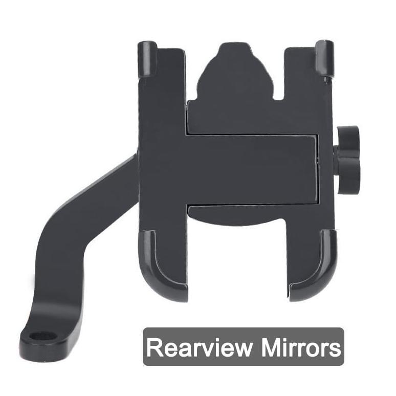 terbaru holder hp motor besi stang full besi / holder hp spion holder motor