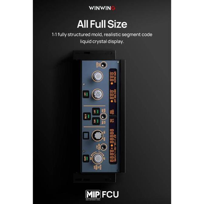 Promo Winwing / Winctrl Fcu Airbus Unit Simulator Pesawat Control Game Cod