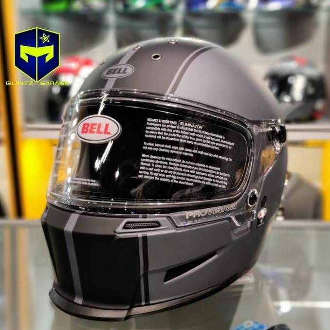 TERLARIS BELL ELIMINATOR RALLY MATT GREY | HELM MOTOR FULL FACE | HELM BELL ORI
