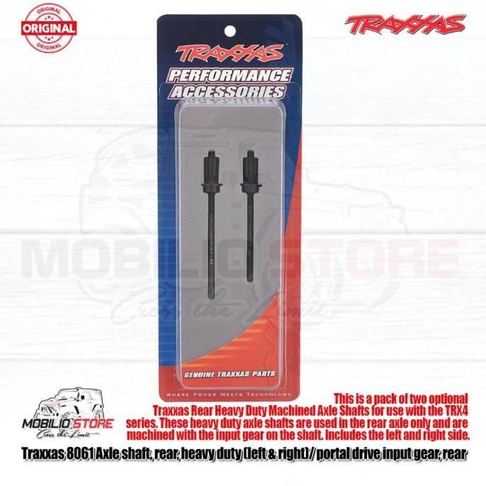 Promo Traxxas #8061 Axle Shaft Rear Heavy Duty Portal Drive Input Gear Trx4 Cod