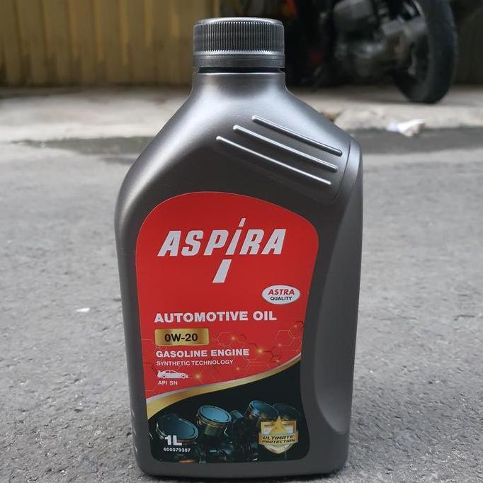 Oli Oil Aspira Astra 0W 20 0W20 0W-20 Diproduksi Shell Oli Mesin Mobil 1 Liter