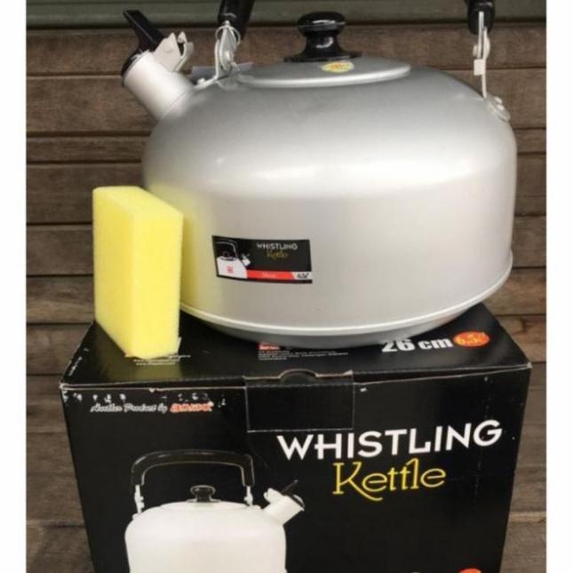 Teko Bunyi Maspion 6.5Liter 26Cm Original Maspion Tebal / Ceret Air Teko Siul Whistling Kettle Rebus