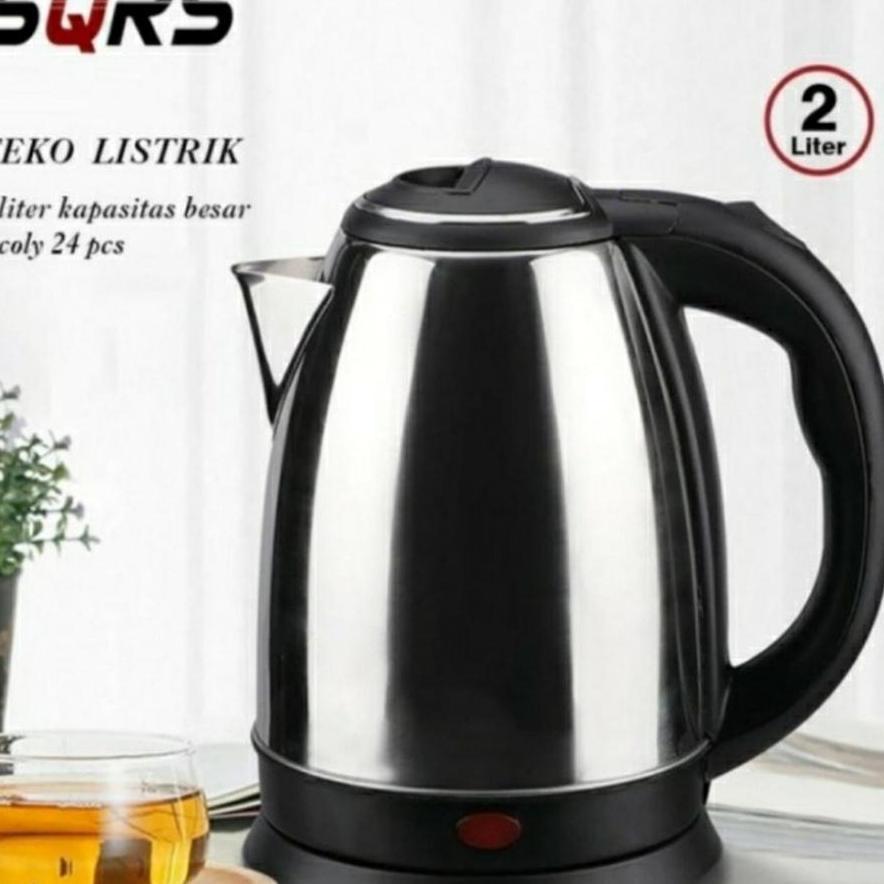Teko Listrik 2 Liter Sqrs// Teko Elektrik Stainless