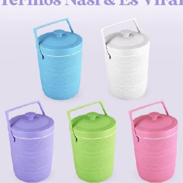 Termos Nasi 17 Liter Plastik Tutup Rapat