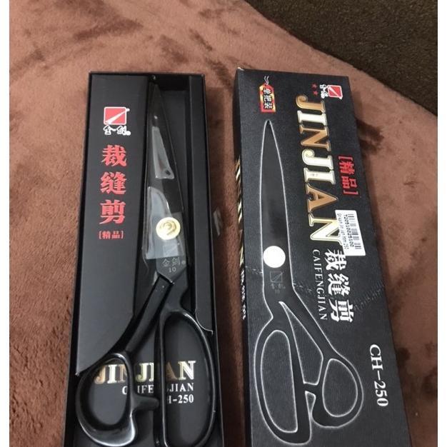 Gunting Kain Besar Jinjian 9 & 10 / Gunting Cai Feng Jian Besar Tajam / Gunting Kain Premium