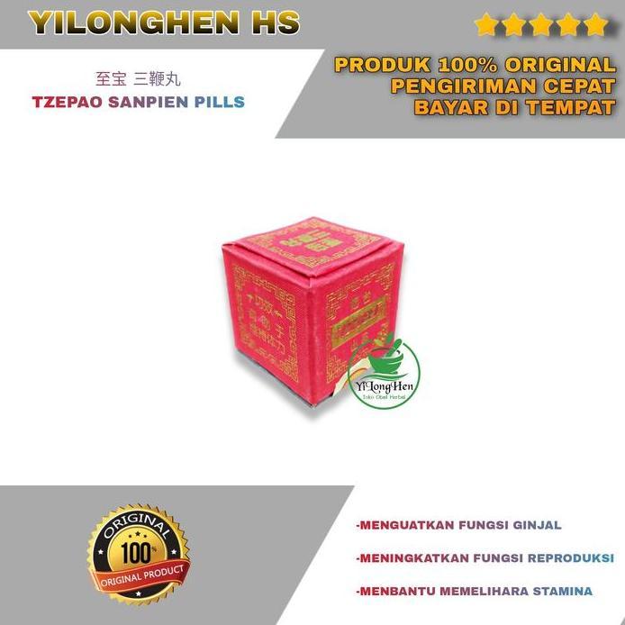 Tzepao Sanpien Pills Isi 1 Pil Obat Penguat Ginjal San Bian Wan