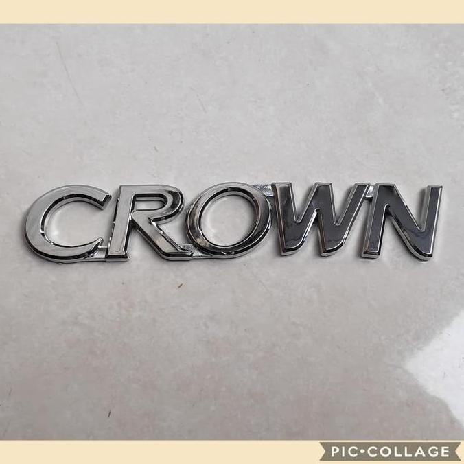 EMBLEM TULISAN CROWN UNTUK TOYOTA CROWN READY