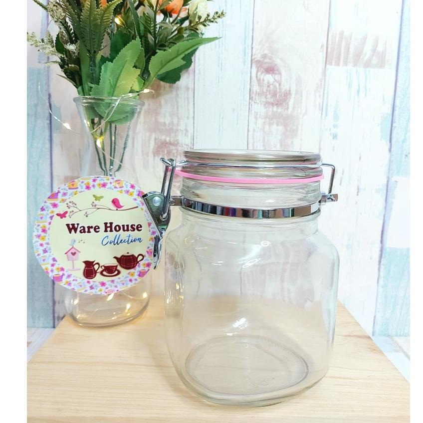 TOPLES KACA KEDAP UDARA /TOPLES HERMETICO 750ML/1000ML /TOPLES KACA TUTUP KAIT