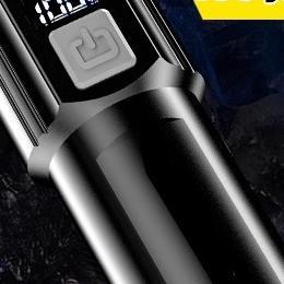 P50 Zoom Senter Led Super Terang 10000 Lumens Usb Rechargeable Senter Kepala Super Terang Lampu Emer