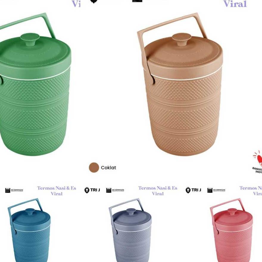 Rice Bucket Tri J 17L / Termos Nasi Trij / Termos Es Jumbo Termos Nasi Termos Es Viral - Termos Jual