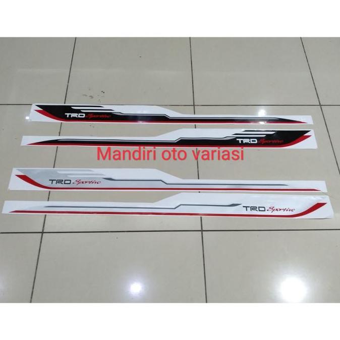 STIKER BODY STIKER MOBIL TOYOTA SIGRA TRD SPORTIVO HITAM SIAP KIRIM