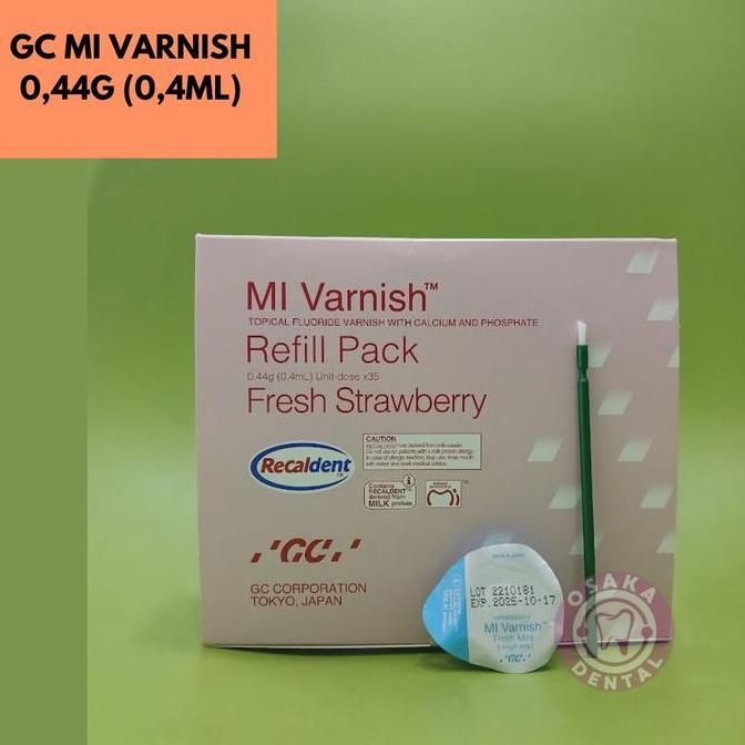 GC MI Varnish - Topical Fluoride Varnish with Calcium and Phosphate