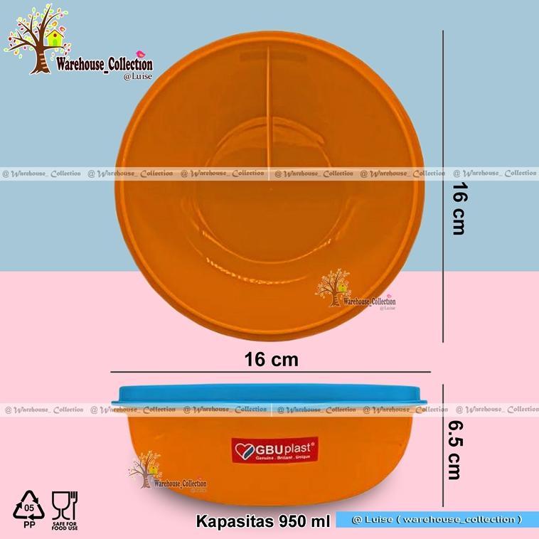 AIKO LUNCH BOX BULAT | TEMPAT MAKAN SEKAT | KOTAK BEKAL TUTUP | OMPRENG KOTAK MAKAN