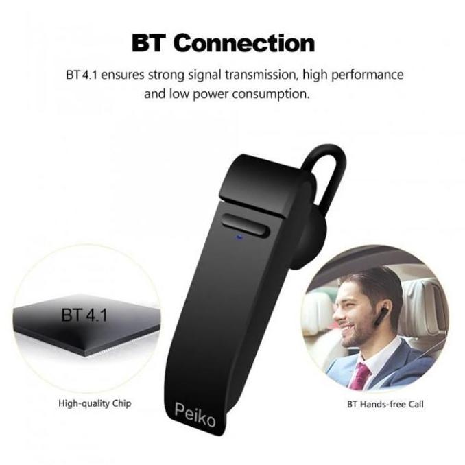BEBAS ONGKIR - PEIKO Smart Intelligent Real-Time Bluetooth Earphone Translator