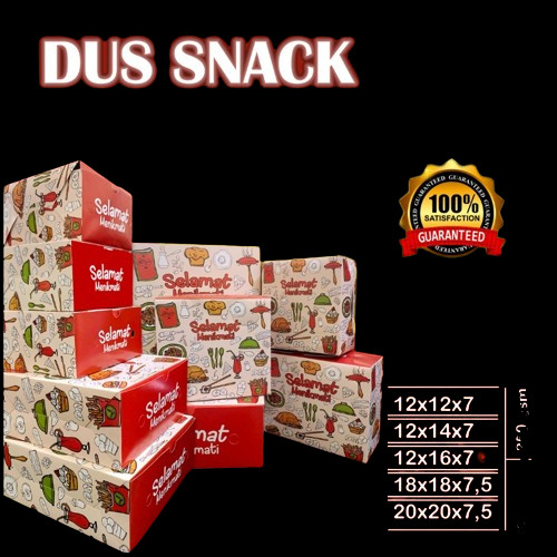 Dus Kardus Box Kotak Nasi Uk 20X20 Cm Isi 50 Pcs Motif Terbaru / Box Catering / Kardus Katering / Ka