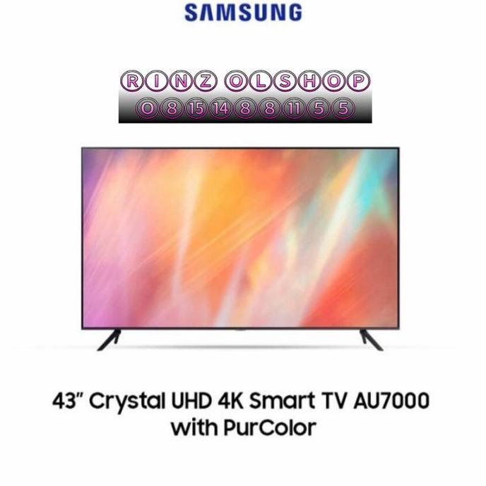 LED TV SAMSUNG 43AU7000 SMART TV CRYSTAL UHD 4K UA43AU7000KXXD