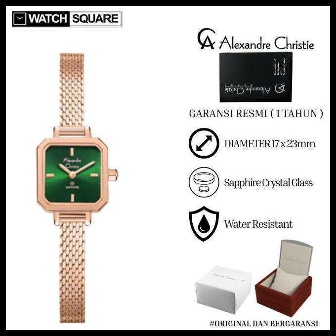 Jam tangan wanita Alexandre Christie AC-2B36 jam rantai kecil
