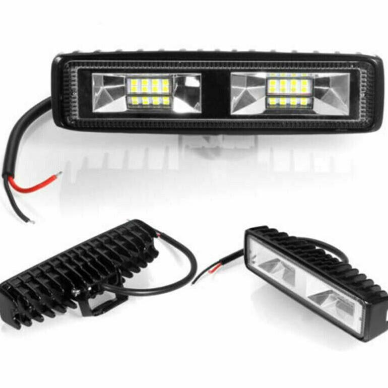 Disc 1Pc Lampu Tembak Sorot 12 Mata 50 Watt 6000K 12-24V Anti Panas Lampu Sorot Foglamp Motor Mobil 