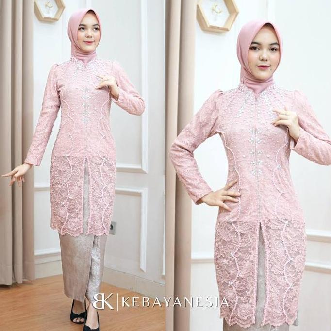 Kebayanesia - Atasan Kebaya Maharani Brokat Premium Full Payet Mewah untuk Pesta & Wisuda Baju Dress