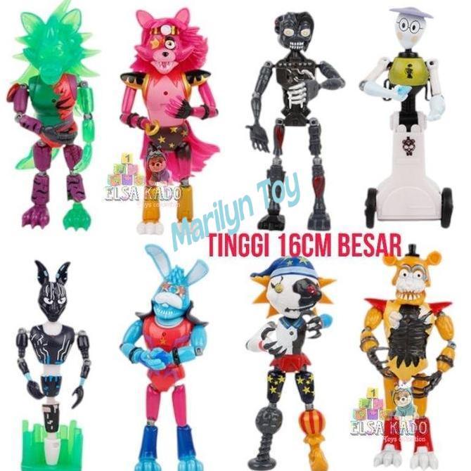 Mainan Fnaf Figure Five Nights At Freddy Security Breach