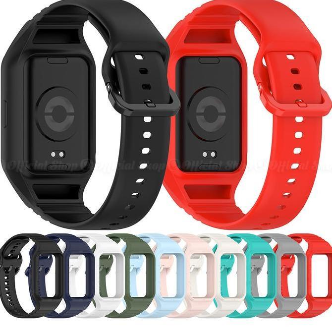 HOWN Armor 2in1 Strap Bumper for Xiaomi Mi Band 8 PRO Tali Silicone Rubber Karet dengan Cover Case S