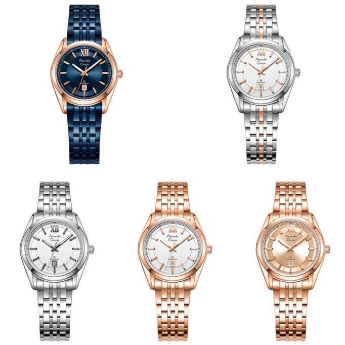 JAM TANGAN WANITA ALEXANDRE CHRISTIE AC 8690 / AC8690 RANTAI ORINAL