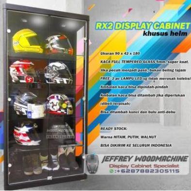 TERLARIS LEMARI RAK ORGANIZER HELM ARAI SHOEI KBC NOLAN HJC SUOMY LS2