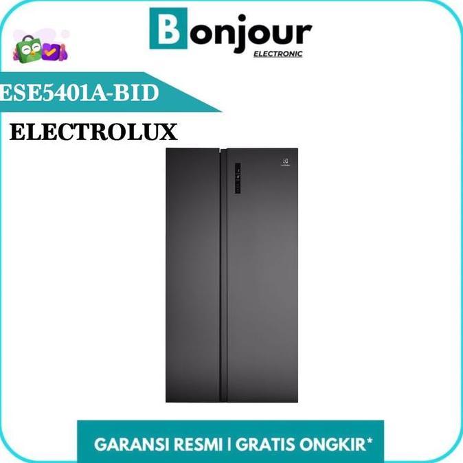 Kulkas 528 liter Electrolux ESE5401A-BID Side by Side 528L Kulkas Electrolux ESE 5401 A
