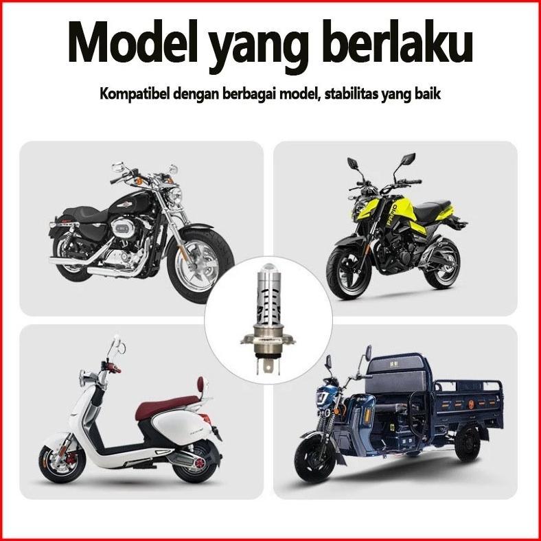 Murah  Lampu Led Depan Motor H6 Laser Led/Lampu Led H6  Laser 2 Warna/Beat Vario Mio Luximos Laser L