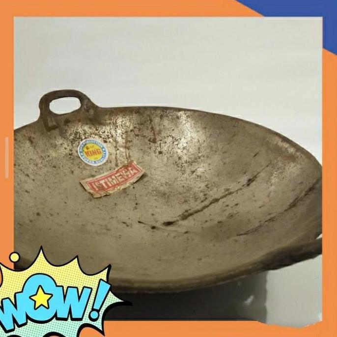 Wajan Besi Tebal ukuran 34 cm / kuali besi tebal jadul Besi Tebal (TERBAIK) (TERBARU) (TERMURAH)
