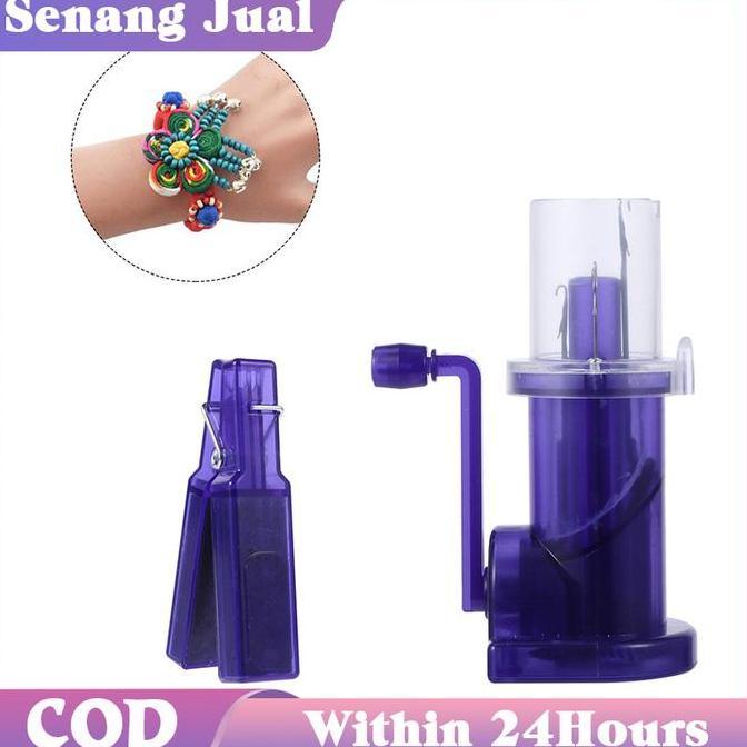 AKZYN Alat Rajut Otomatis / Mesin Kepang Tali Engkol Tangan / MiniManualDiy