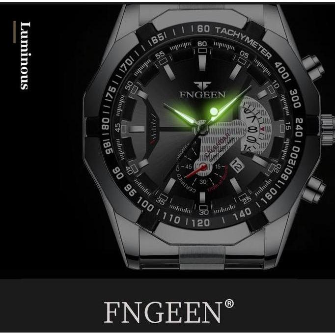 PONETTIA ORI FNGEEN Jam Tangan Pria Kedap Air jam Fashion Jam Tangan Olahraga Militer Jam kasual Jam