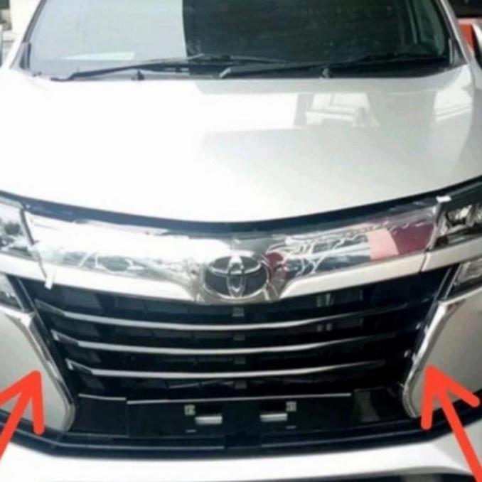 LIST CROME GRILL BEMPER DEPAN AVANZA XENIA VELOZ 2019-2021 ORIGINAL HIGH QUALITY