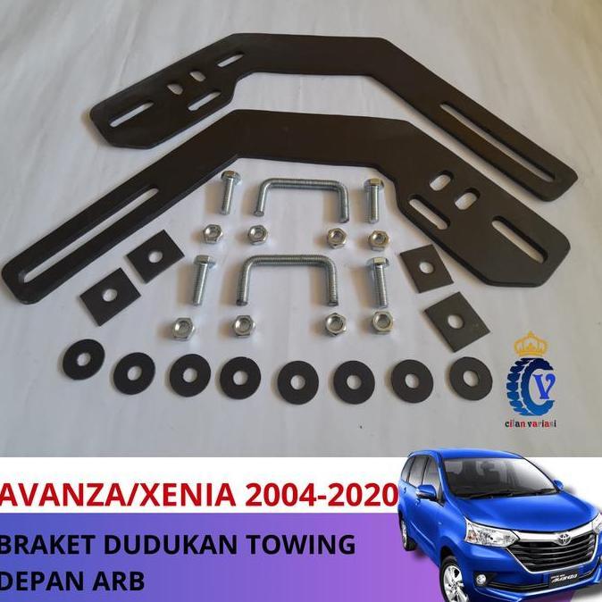 BRAKET TOWING DEPAN ARB DUDUKAN TANDUK AVANZA XENIA 2005-2020 BARU