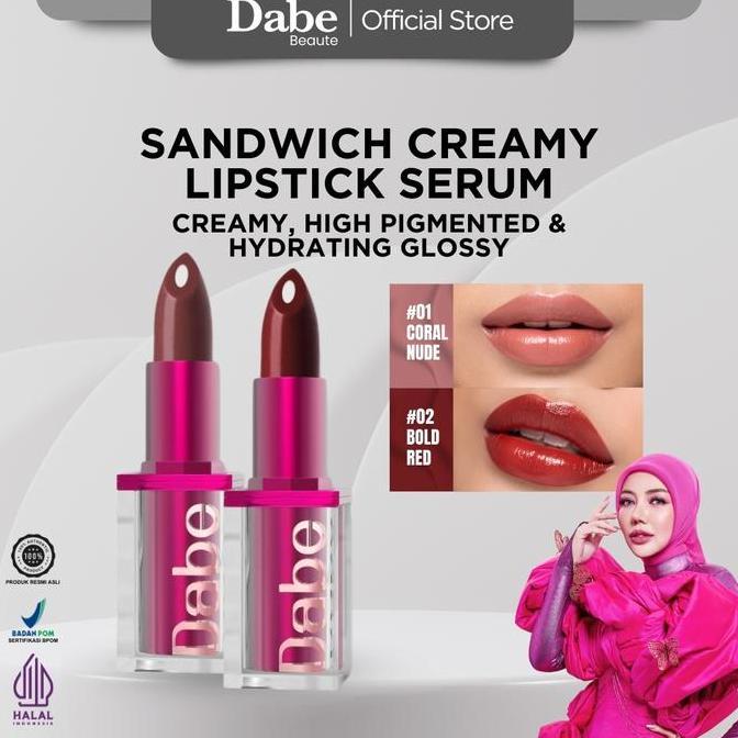Labbro- 2 Sandwich Creamy Lipstick Serum Dabe Beaute