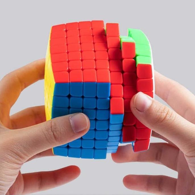 Magic Cube 7x7 Shengshou Mr.M Magnetic Stickerless Puzzle Kubus 7x7 Shengshou Mr M 7x7x7 LA