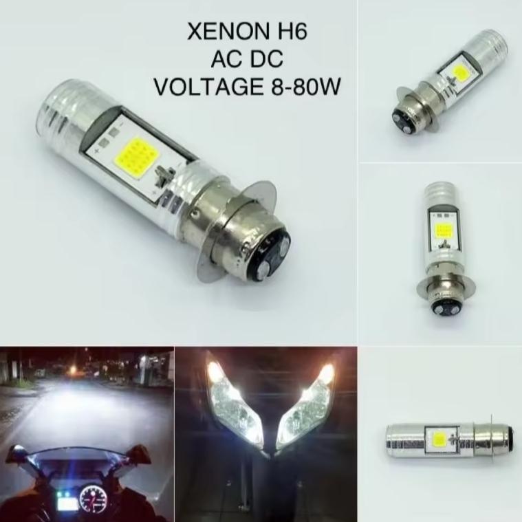 hot product lampu depan motor led nyala putih pnp honda vario 110 karbu harga sepasang isi 2 pcs