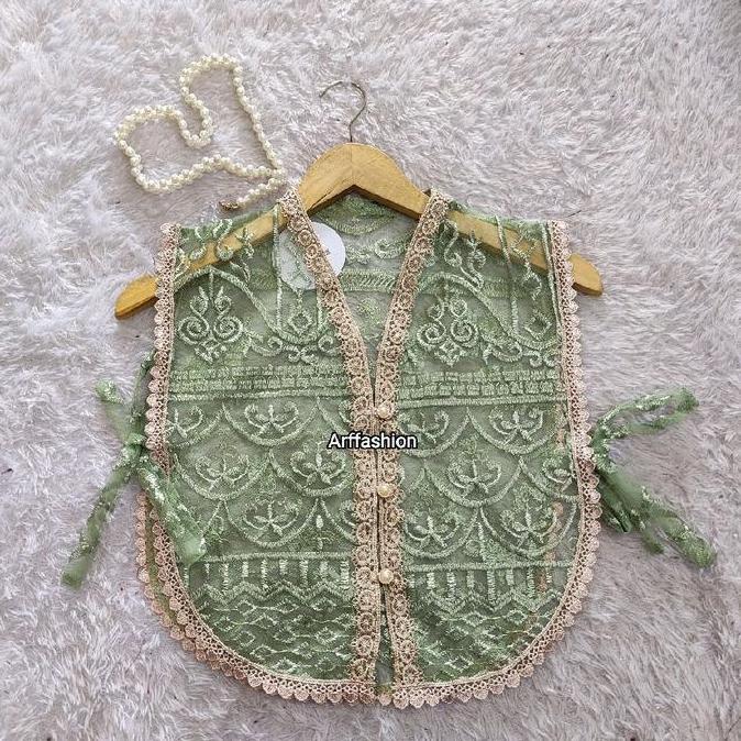 VEST ANAK~Vest kids anak perempuan terbaru/vest motif flora anak/vest mewah kekinian CM