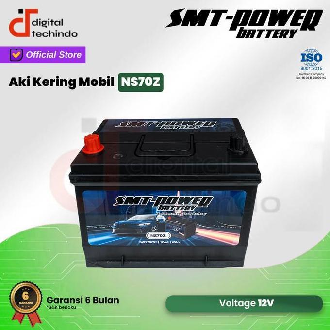 SMT Power NS70Z Battery Aki Mobil 12 Volt 65AH Baterai Kering Mobil Maintenance Free Battery