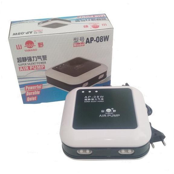 Yamano AP-08W 08 Pompa Udara Air Pump Aerator 4 Lubang Aquarium AP08W