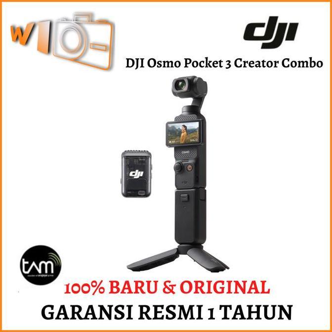 TERLARIS DJI OSMO POCKET 3 CREATOR COMBO - GIMBAL DJI OSMO POCKET 3 CREATOR COMBO - GARANSI RESMI