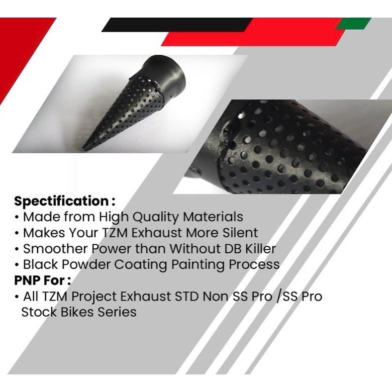 TERBARU DB Killer Khusus knalpot inlet 35mm SS PROJECT TZM  WRC