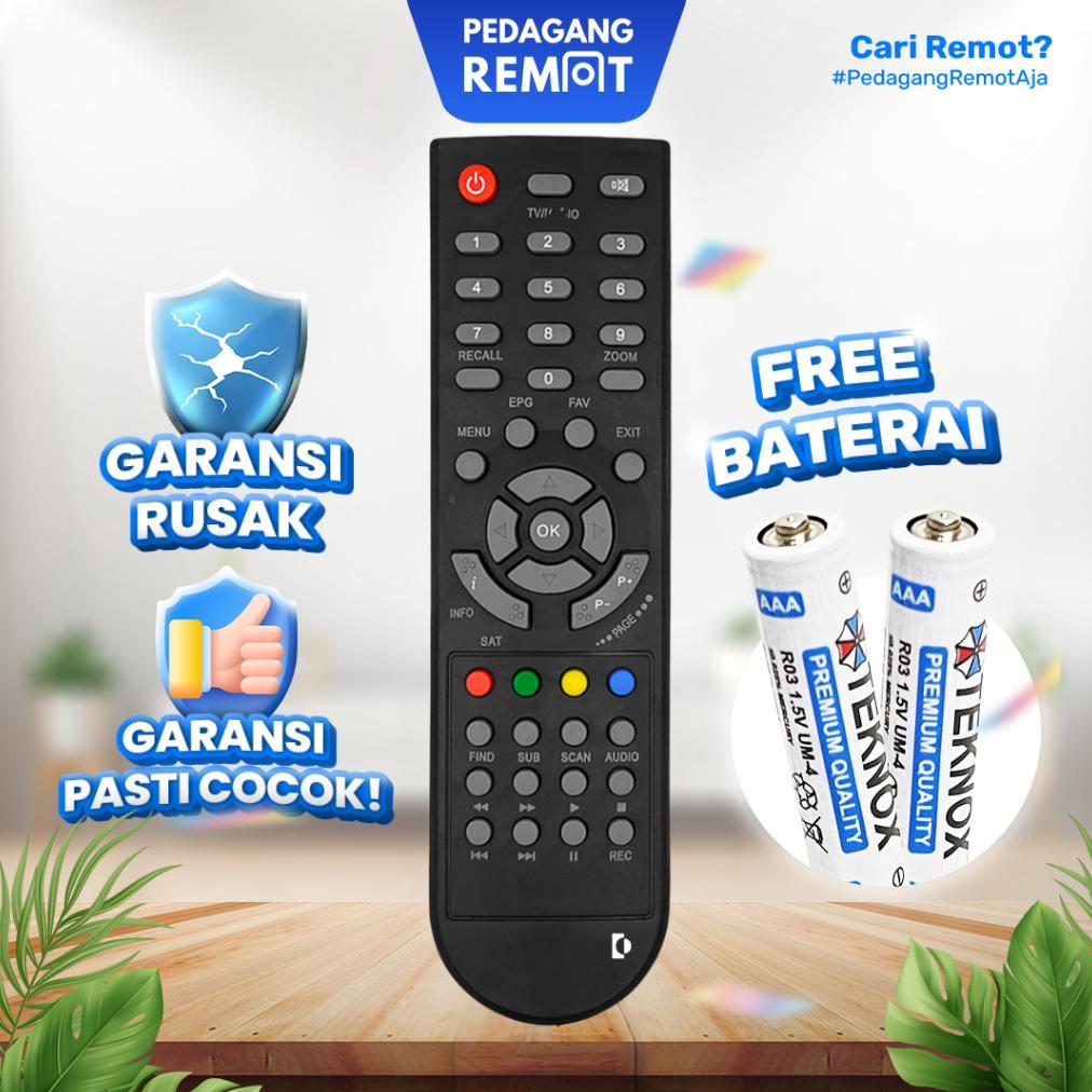 SYERLISUPPLY REMOT REMOTE RECEIVER PARABOLA TANAKA NUSANTARA TN-01 4K HD / TRANSVISION NUSANTARA HD 
